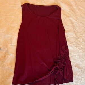 Burgundy Tank Top
